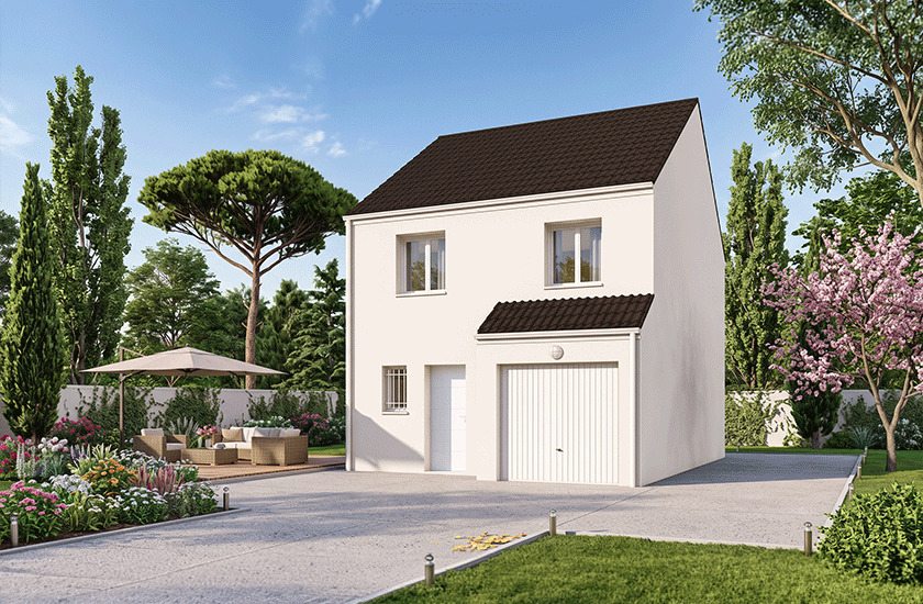 MAISON INDIVIDUELLE 89,54 m² à BOISSY LE CUTTE