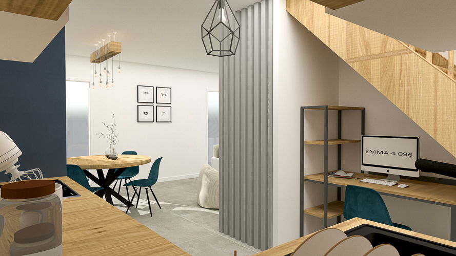 MAISON INDIVIDUELLE 81,89 m² à VAUX SUR SEINE
