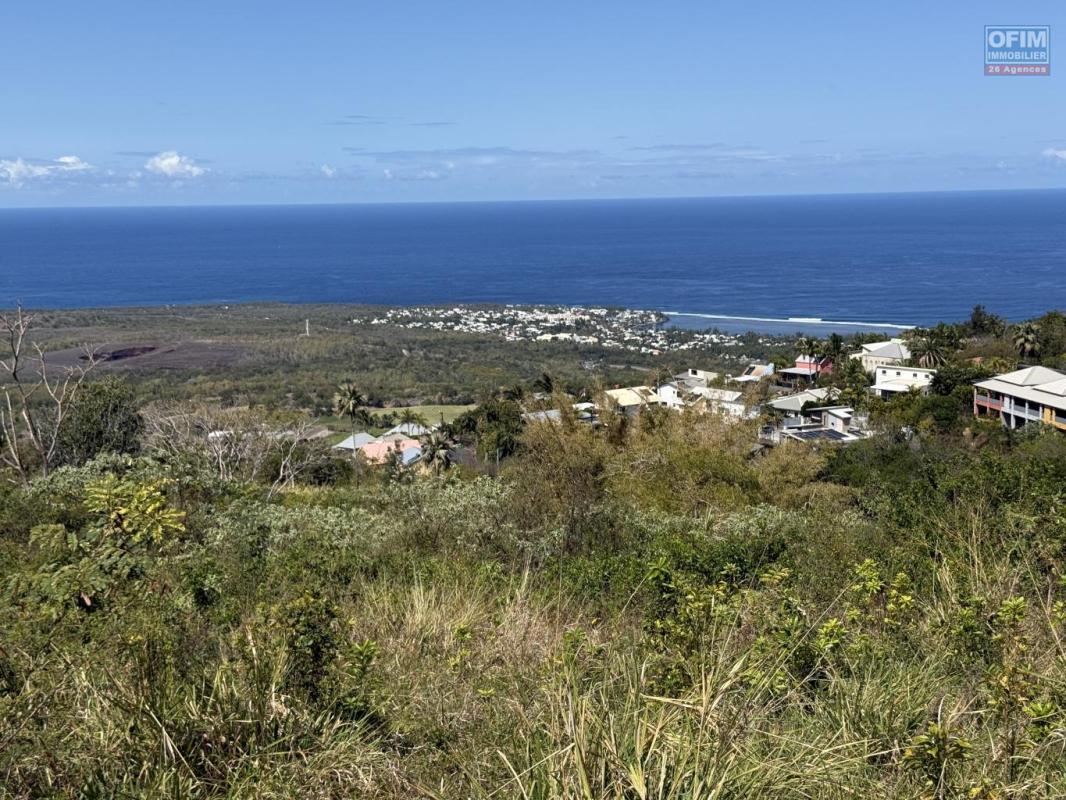 Joli terrain de 505 m² arpenté uniquement pour un projet touristique/loisir avec pleine vue mer à 250 m d'altitude