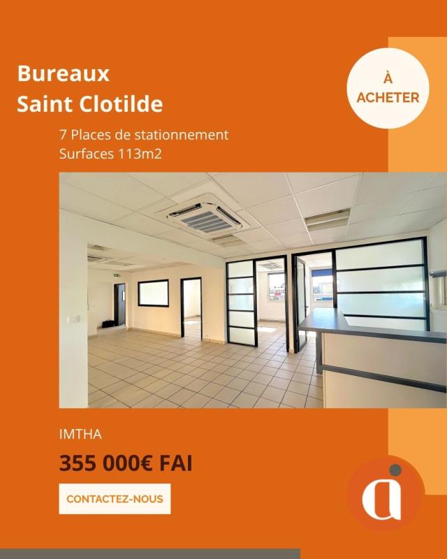 A ACHETER - BUREAUX AVEC 7 STATIONNEMENTS
