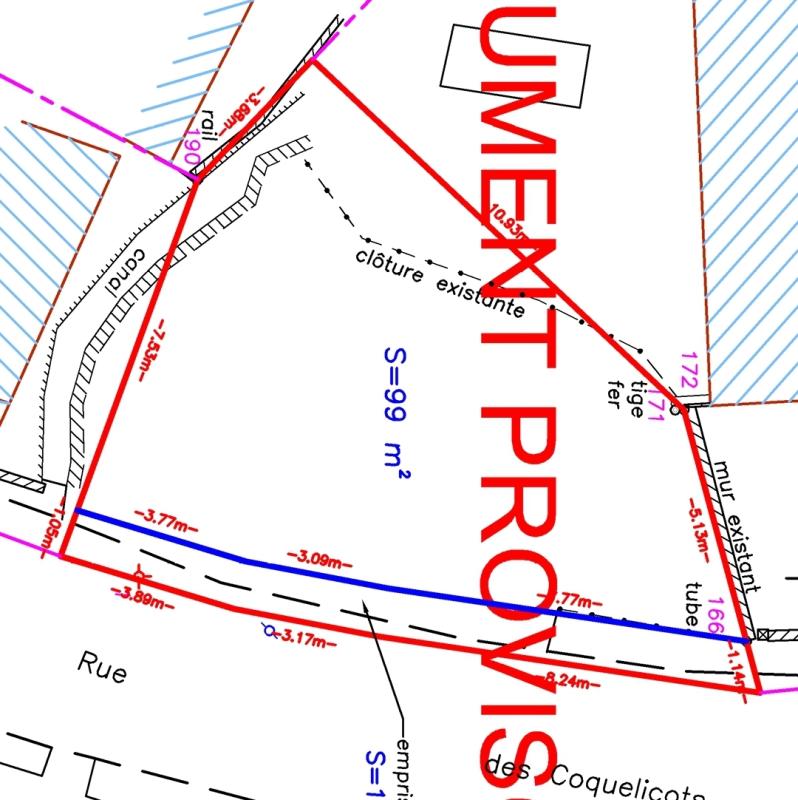 À vendre Terrain constructible de 99 m² – Saint-Esprit